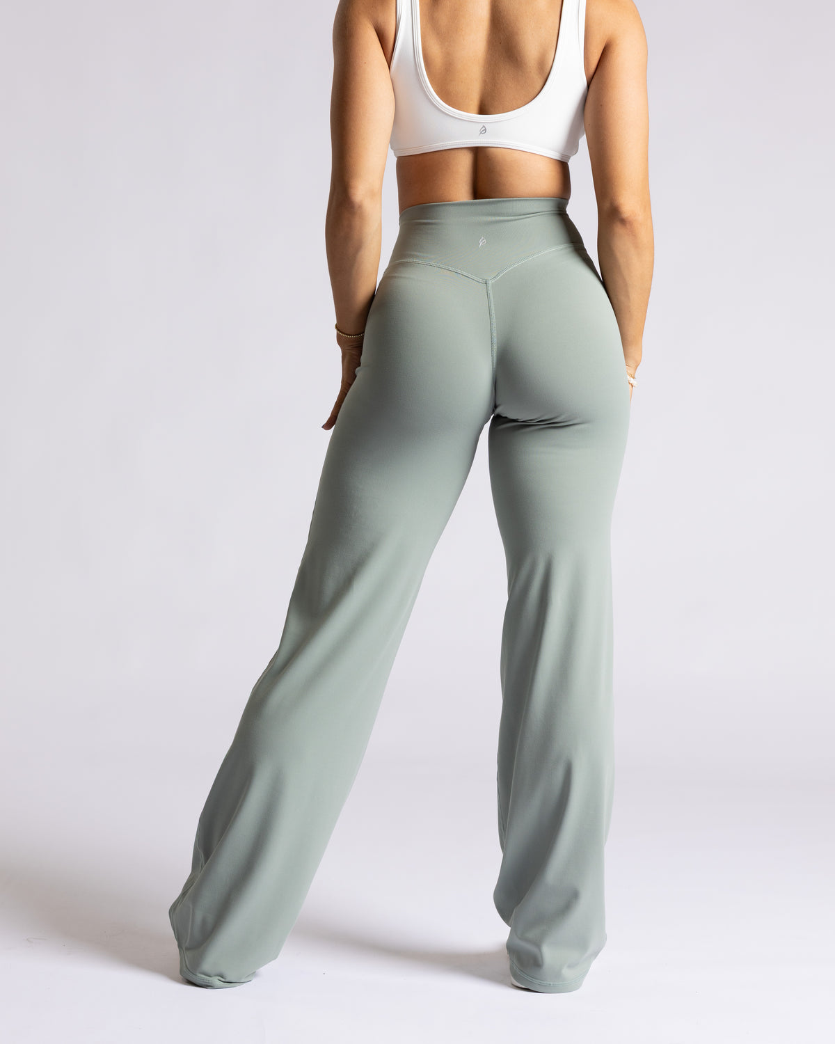 【送料&関税込】SportMax Pontida Straight Leg Trousers Max Studio Leg Ponte Pants. Wide Leg Striped Trousers. NWT