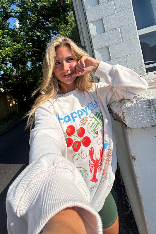 Happy Club Crewneck