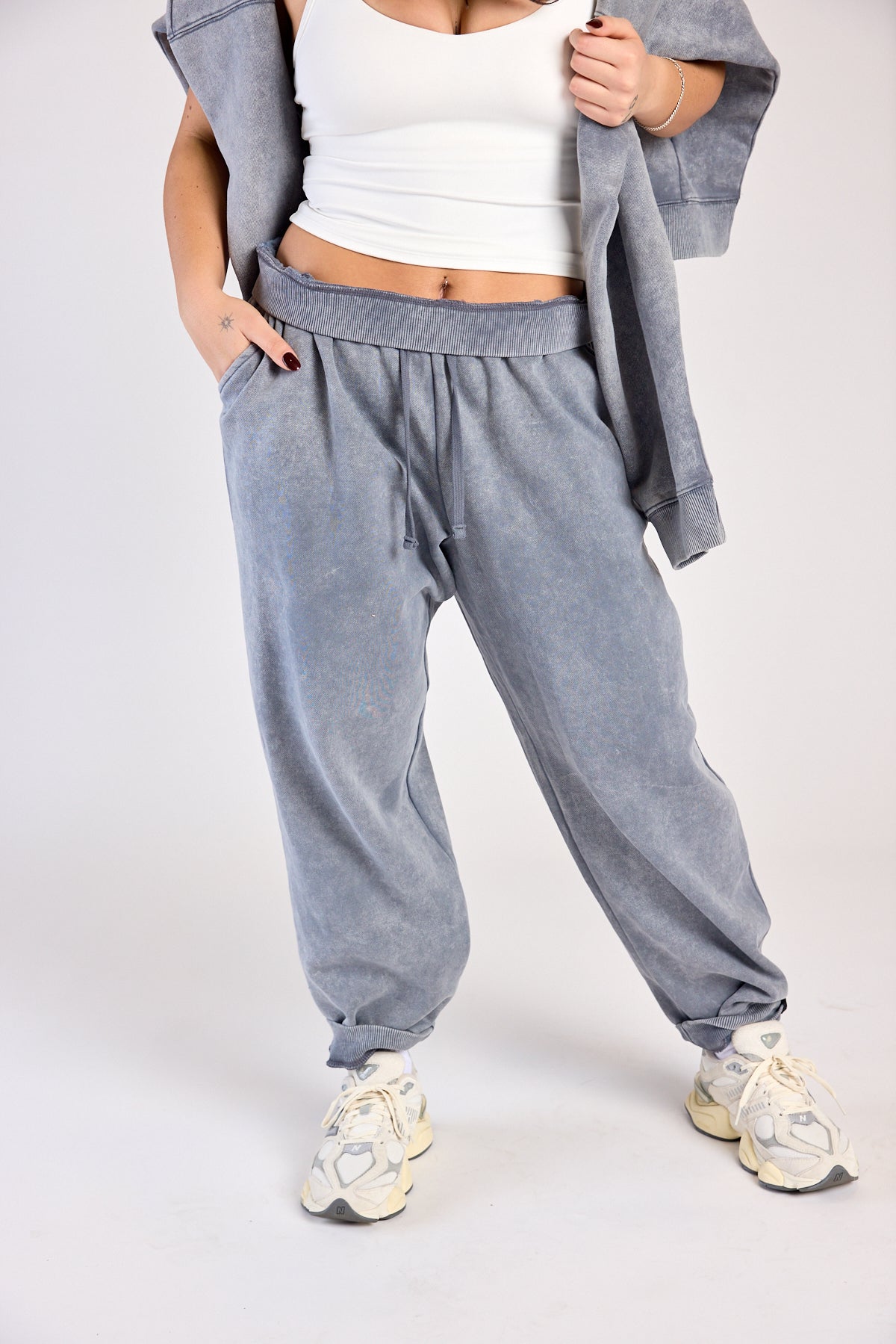 Oversized Marble Dye Sweatpant – Ptula