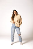 The Polar Fleece Hoodie - Buff
