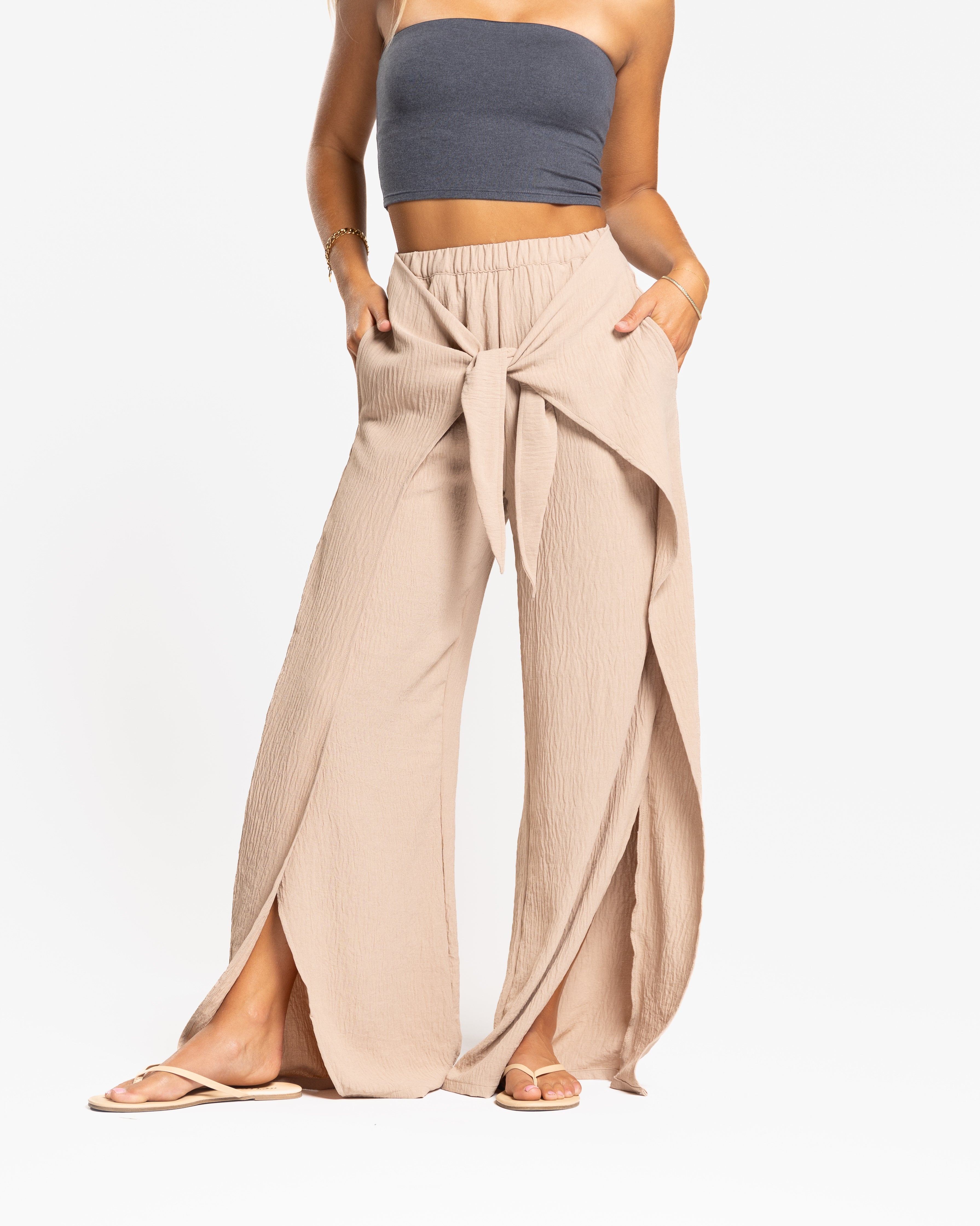 Resort Tie Front Pant – Ptula