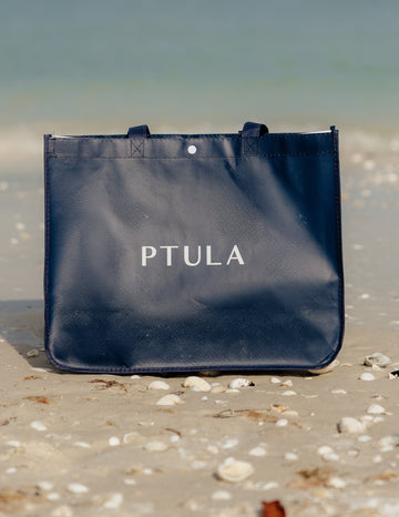 PTULA Reusable Tote Small 4 Large - Navy