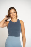 The Ribbed Cropped Tank
