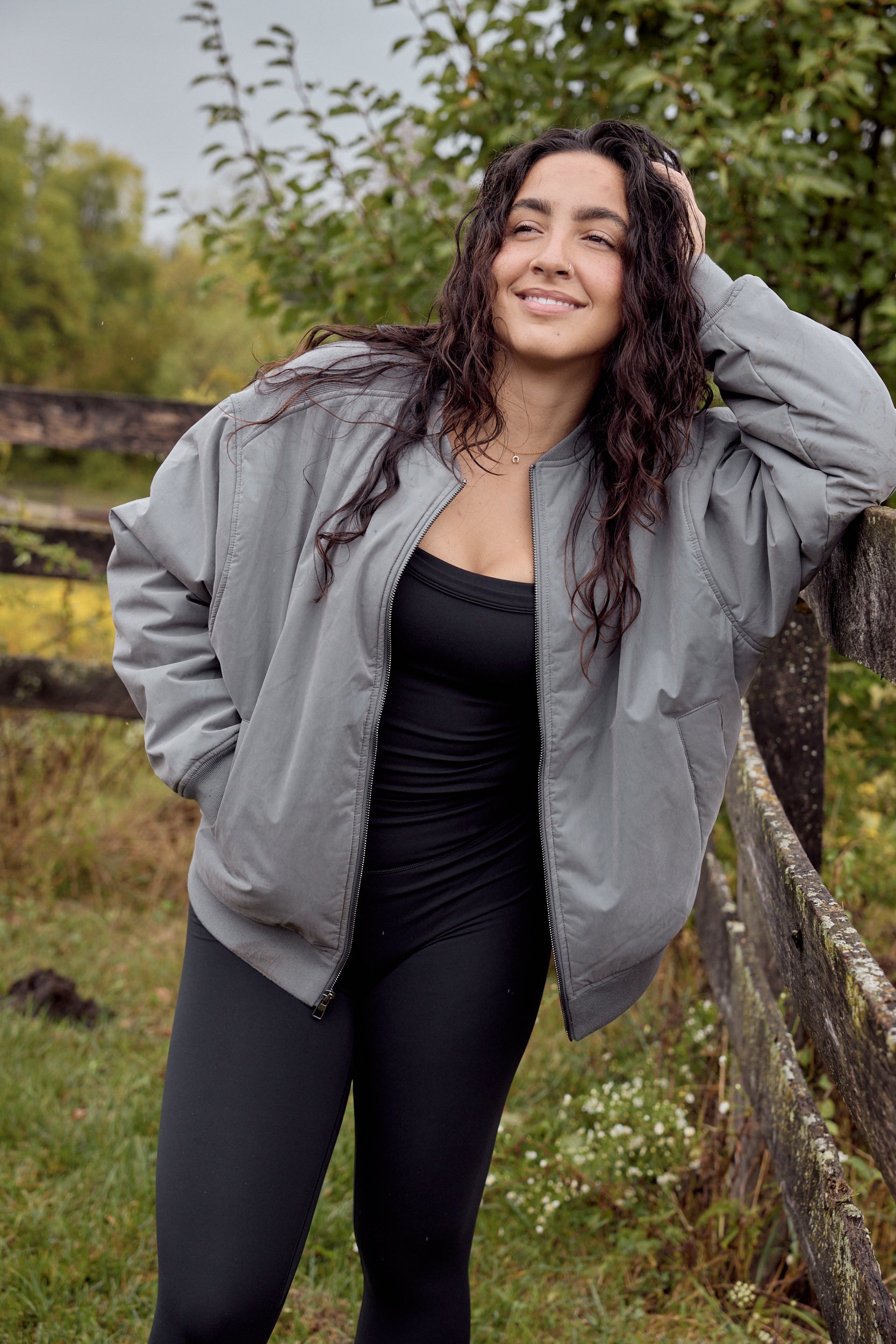 Sueded Bomber Jacket – Ptula