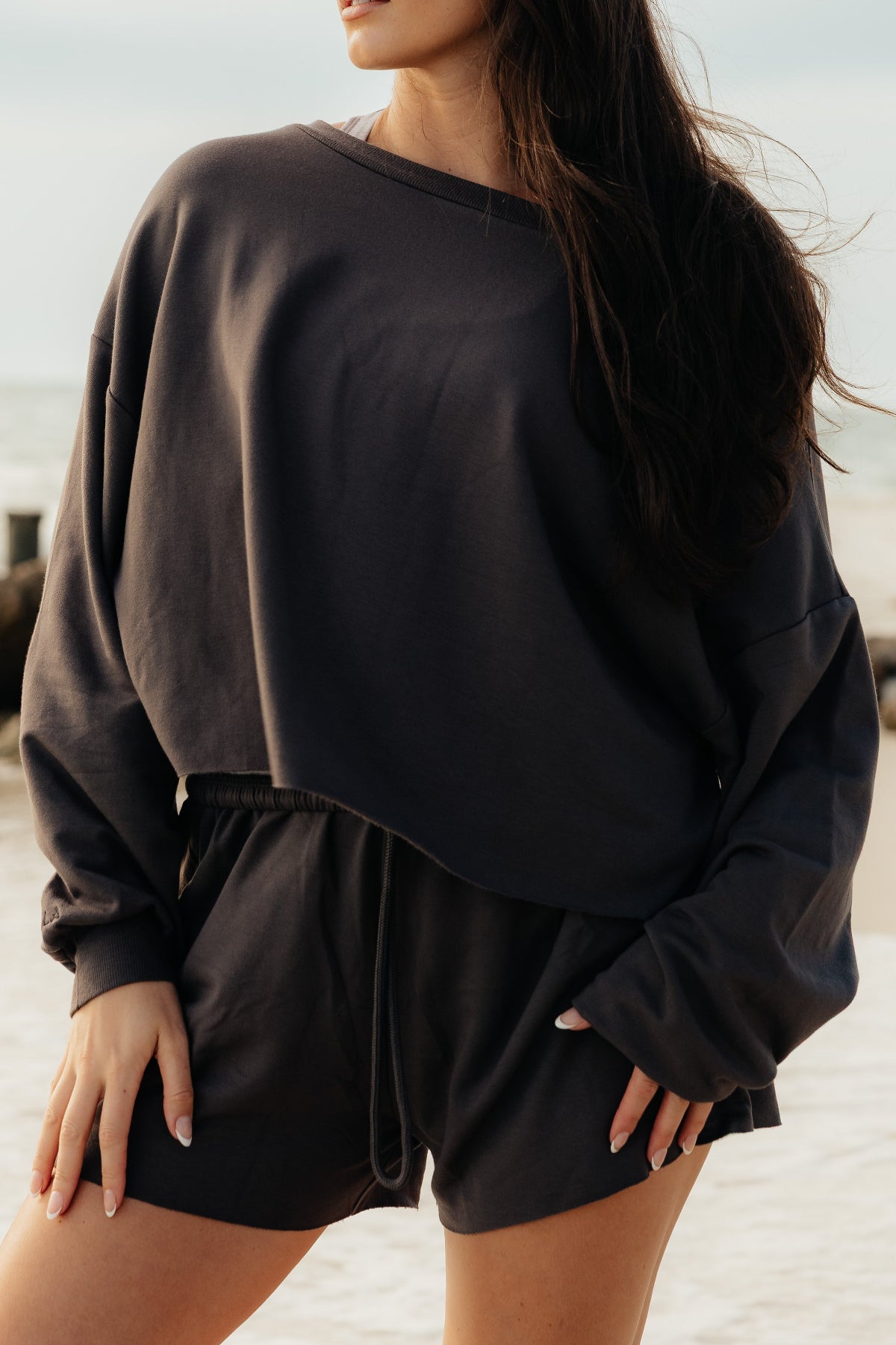 ⭐︎deuxieme classe⭐︎off sholder pullover Weekend Fleece Off Shoulder Pullover – Ptula