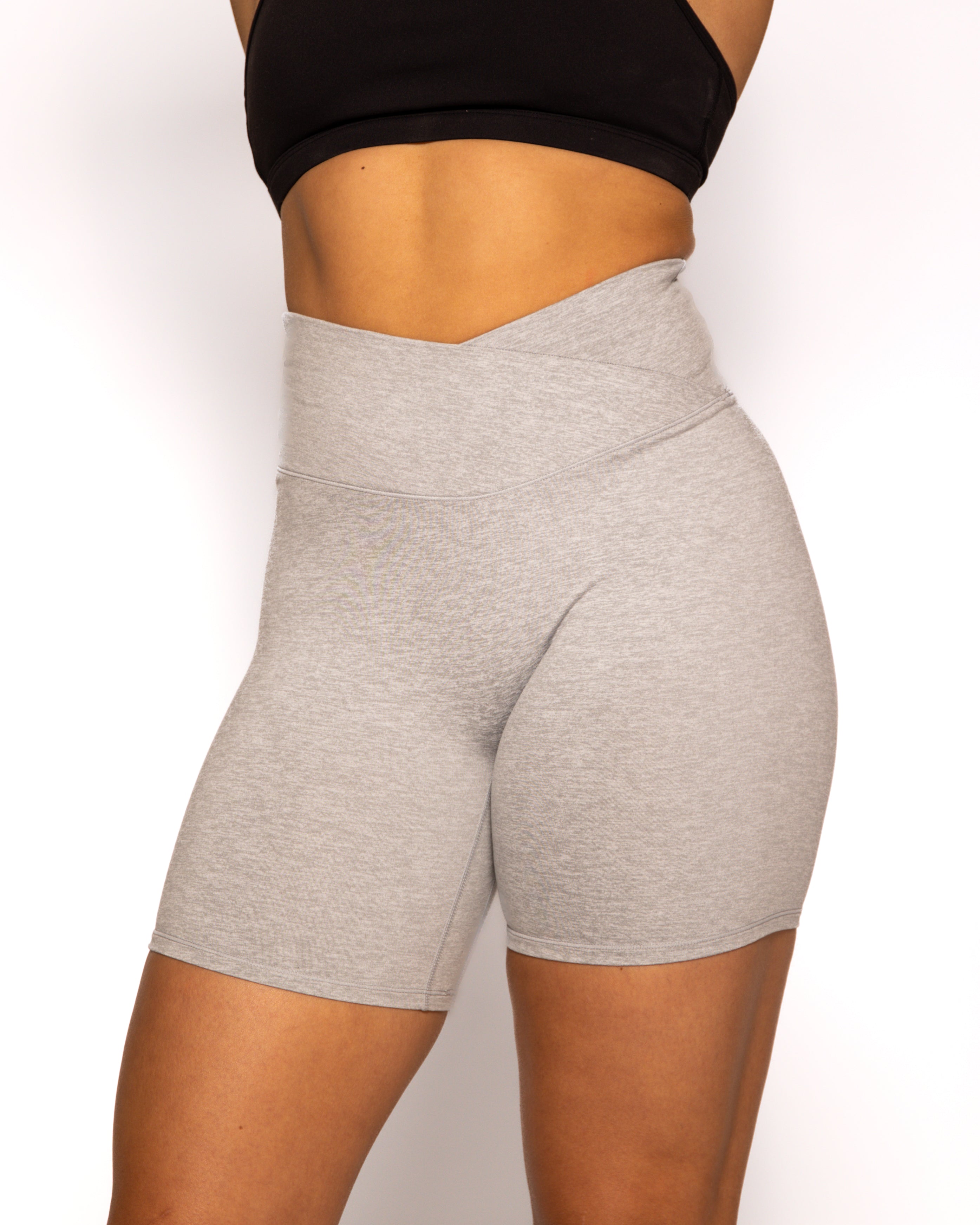 The Bare Warmth Short : 6" - Ice Grey